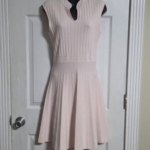Ted Baker Blush Pink Textured Mini Dress